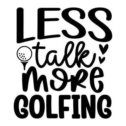 Golf 100% Cotton Fabric Panel Block M1070