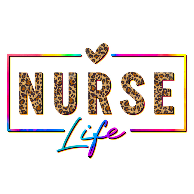 Nurse Life 100% Cotton Fabric Panel Block M1490