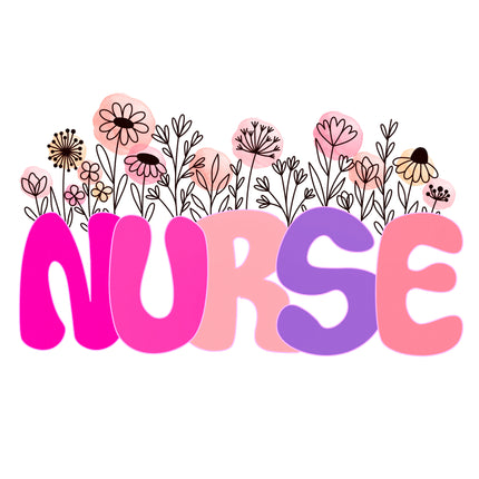 Nurse 100% Cotton Fabric Panel Block M1510