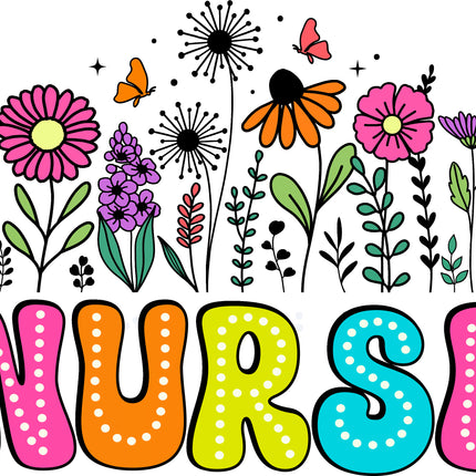 Nurse 100% Cotton Fabric Panel Block M1540