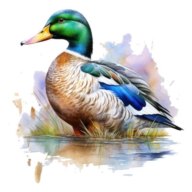 mallard duck quilt panel