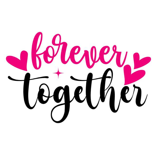 Forever Together / Wedding 100% Cotton Fabric Panel Block M5240