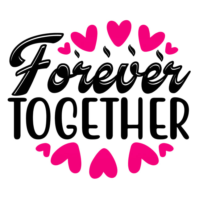 Forever Together / Wedding 100% Cotton Fabric Panel Block M5250
