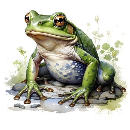 frog fabric panel