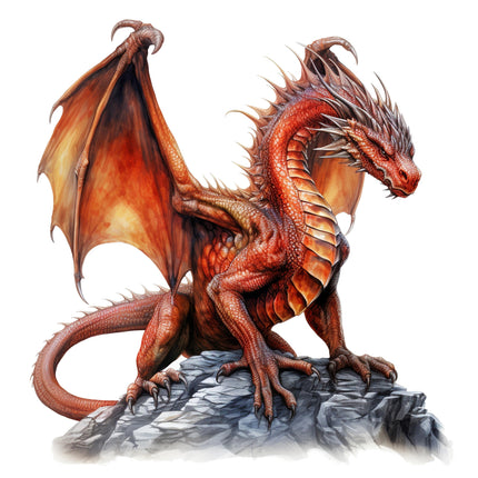 dragon fabric panel