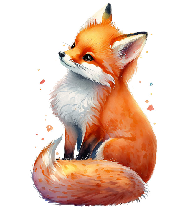 Fox 100% Cotton Fabric Panel Block M7203