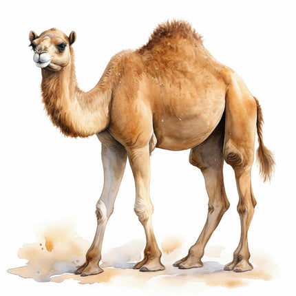 Camel 100% Cotton Fabric Panel Block M922