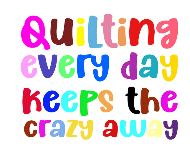 Humor Quilting 100% Cotton Fabric Panel Block MBK11