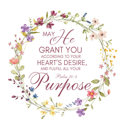 bible verse fabric panel