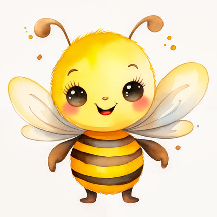 Bee 100% Cotton Fabric Panel Block O802