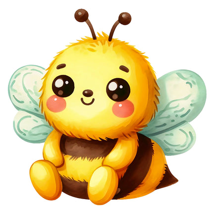 Bee 100% Cotton Fabric Panel Block O814