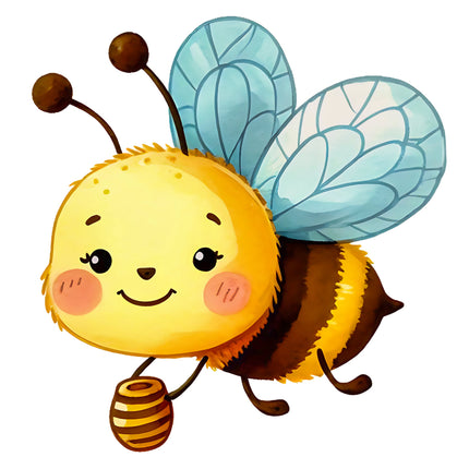Bee 100% Cotton Fabric Panel Block O815