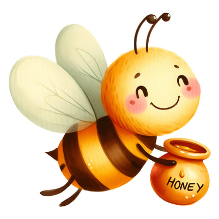 Bee 100% Cotton Fabric Panel Block O818