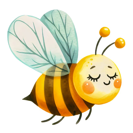 Bee 100% Cotton Fabric Panel Block O822