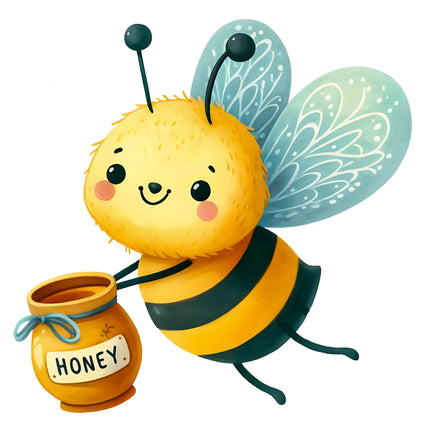 Bee 100% Cotton Fabric Panel Block O826