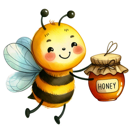 Bee 100% Cotton Fabric Panel Block O828