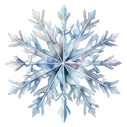Snowflake 100% Cotton Fabric Panel Block O840