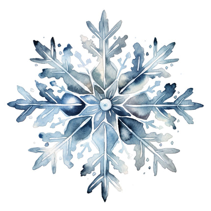 Snowflake 100% Cotton Fabric Panel Block O846