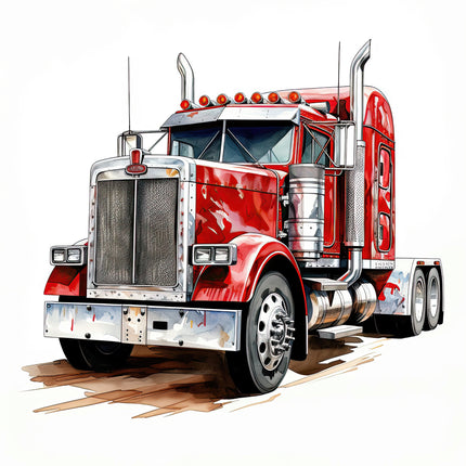 semi truck fabric panel
