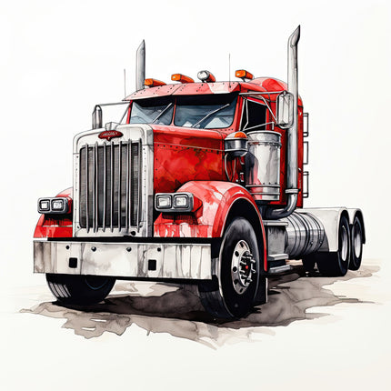 semi truck fabric panel