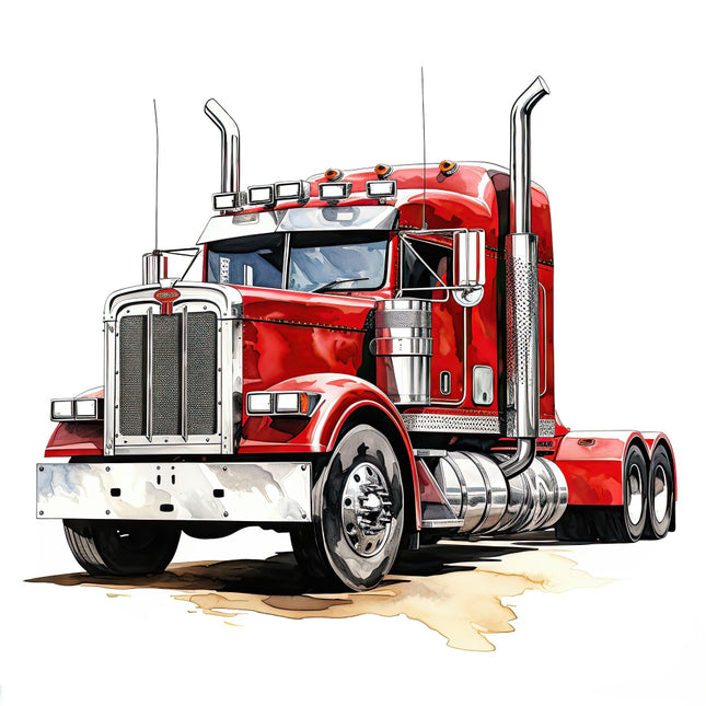 semi truck fabric panel