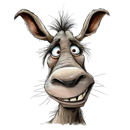 Donkey 100% Cotton Fabric Panel Block P906