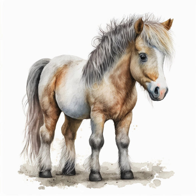 Pony 100% Cotton Fabric Panel Block M40