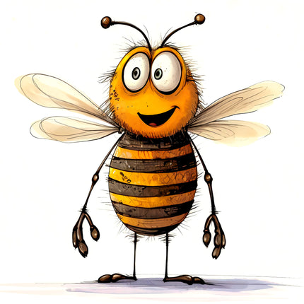 Bee 100% Cotton Fabric Panel Block R106