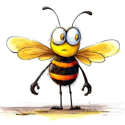 Bee 100% Cotton Fabric Panel Block R107