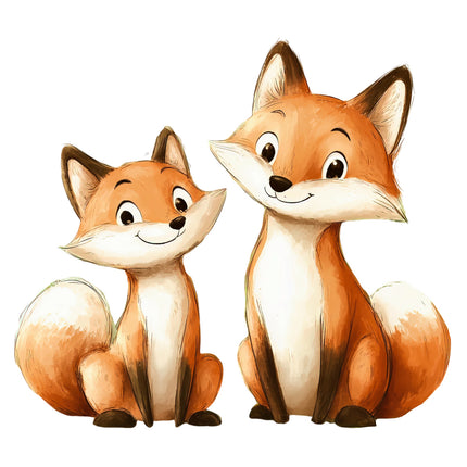 fox fabric panel