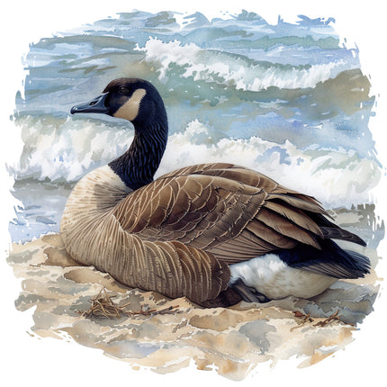 Canadian goose fabric panel