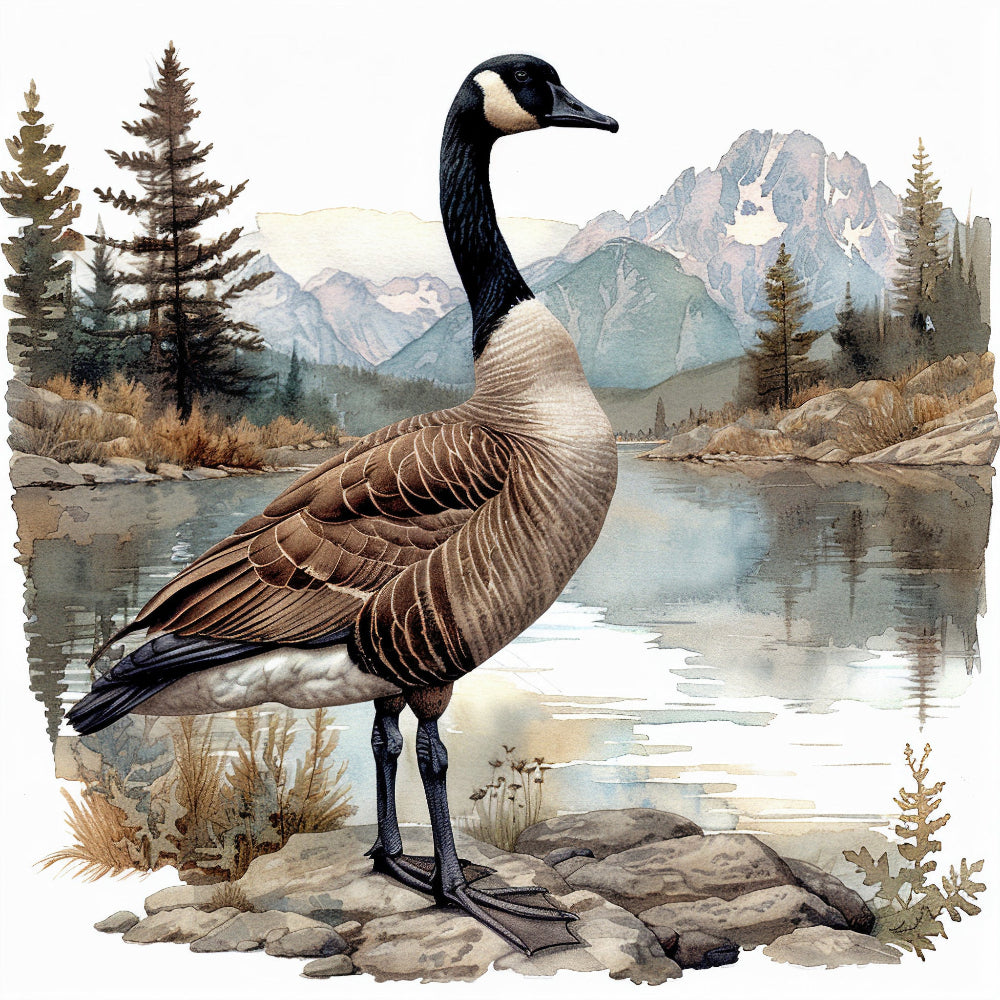 Goose 100% Cotton Fabric Panel Block R2023 – Saphie's Fabrics