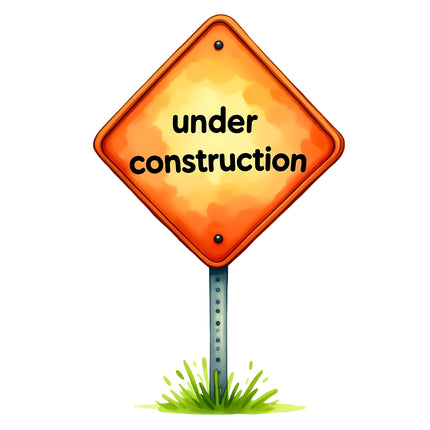 Under Construction 100% Cotton Fabric Panel Block R24732