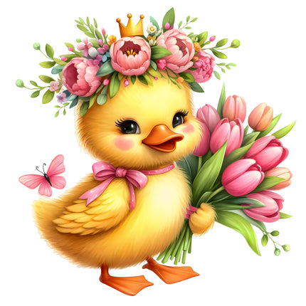 Duck Duckling 100% Cotton Fabric Panel Block R26943