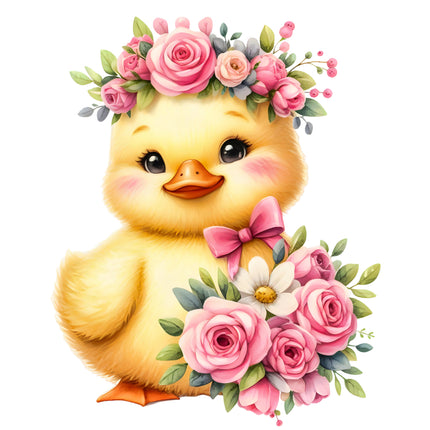 Duck Duckling 100% Cotton Fabric Panel Block R27111