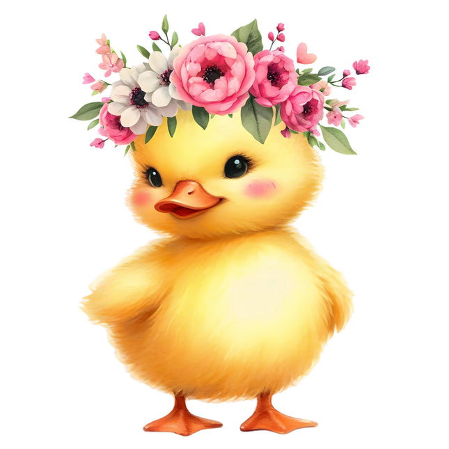 Duck Duckling 100% Cotton Fabric Panel Block R27278