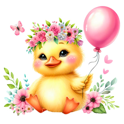 Duck Duckling 100% Cotton Fabric Panel Block R2781