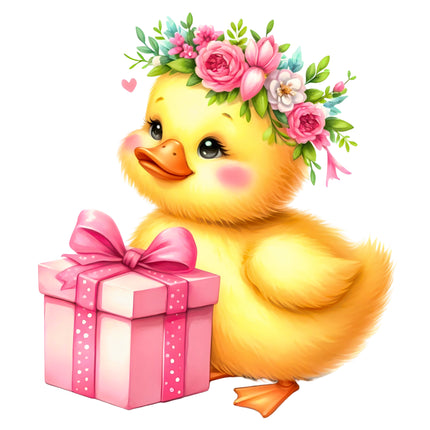 Duck Duckling 100% Cotton Fabric Panel Block R2792