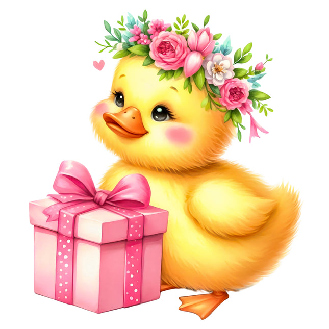 Duck Duckling 100% Cotton Fabric Panel Block R2792