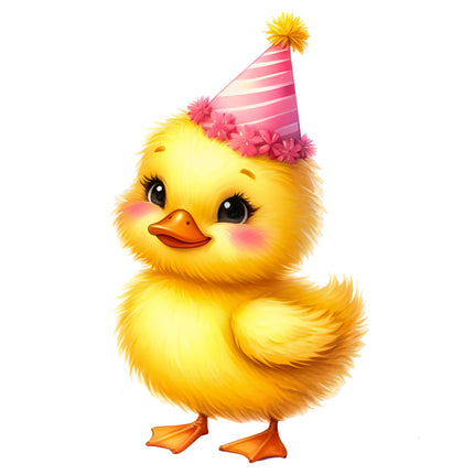 Duck Duckling 100% Cotton Fabric Panel Block R2813