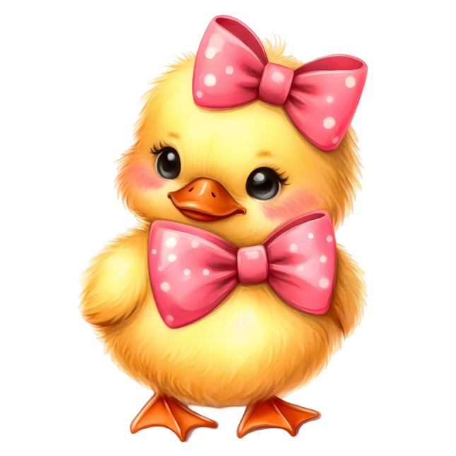 Duck Duckling 100% Cotton Fabric Panel Block R2822