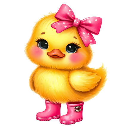 Duck Duckling 100% Cotton Fabric Panel Block R2842