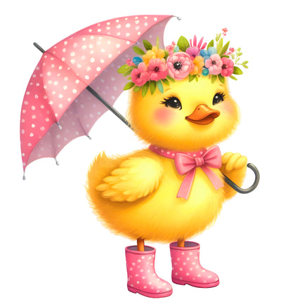 Duck Duckling 100% Cotton Fabric Panel Block R28600