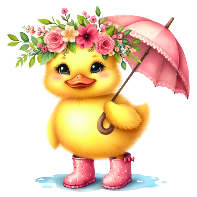 Duck Duckling 100% Cotton Fabric Panel Block R28700