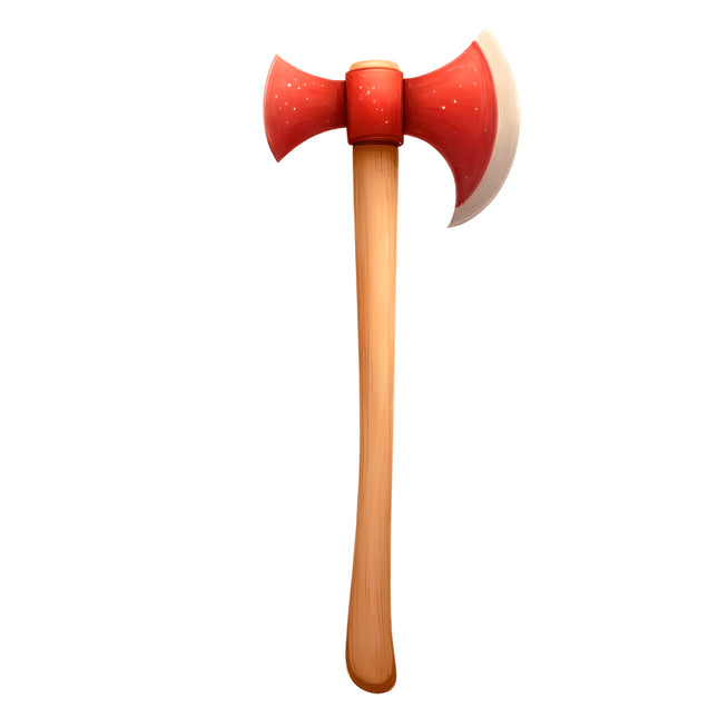 Firefighter Axe 100% Cotton Fabric Panel Block R30700