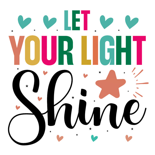 Motivational Positive Quote 100% Cotton Fabric Panel Block S1006