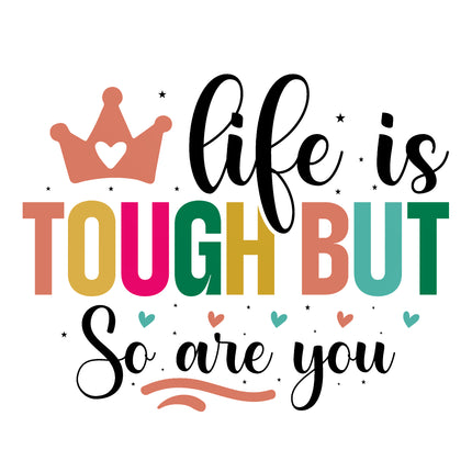 Motivational Positive Quote 100% Cotton Fabric Panel Block S1007