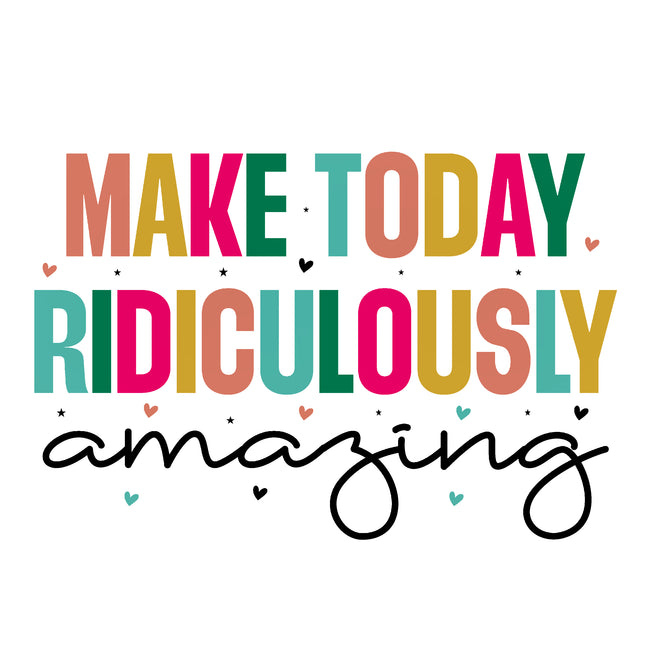 Motivational Positive Quote 100% Cotton Fabric Panel Block S1008