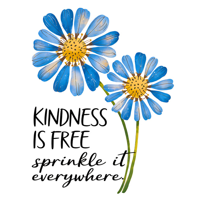 Sprinkle Kindness 100% Cotton Fabric Panel Block S1013