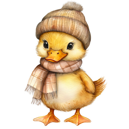 Duck Duckling 100% Cotton Fabric Panel Block S124